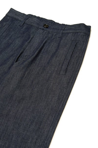 Pantalon avec poches en denim - Blue Denim