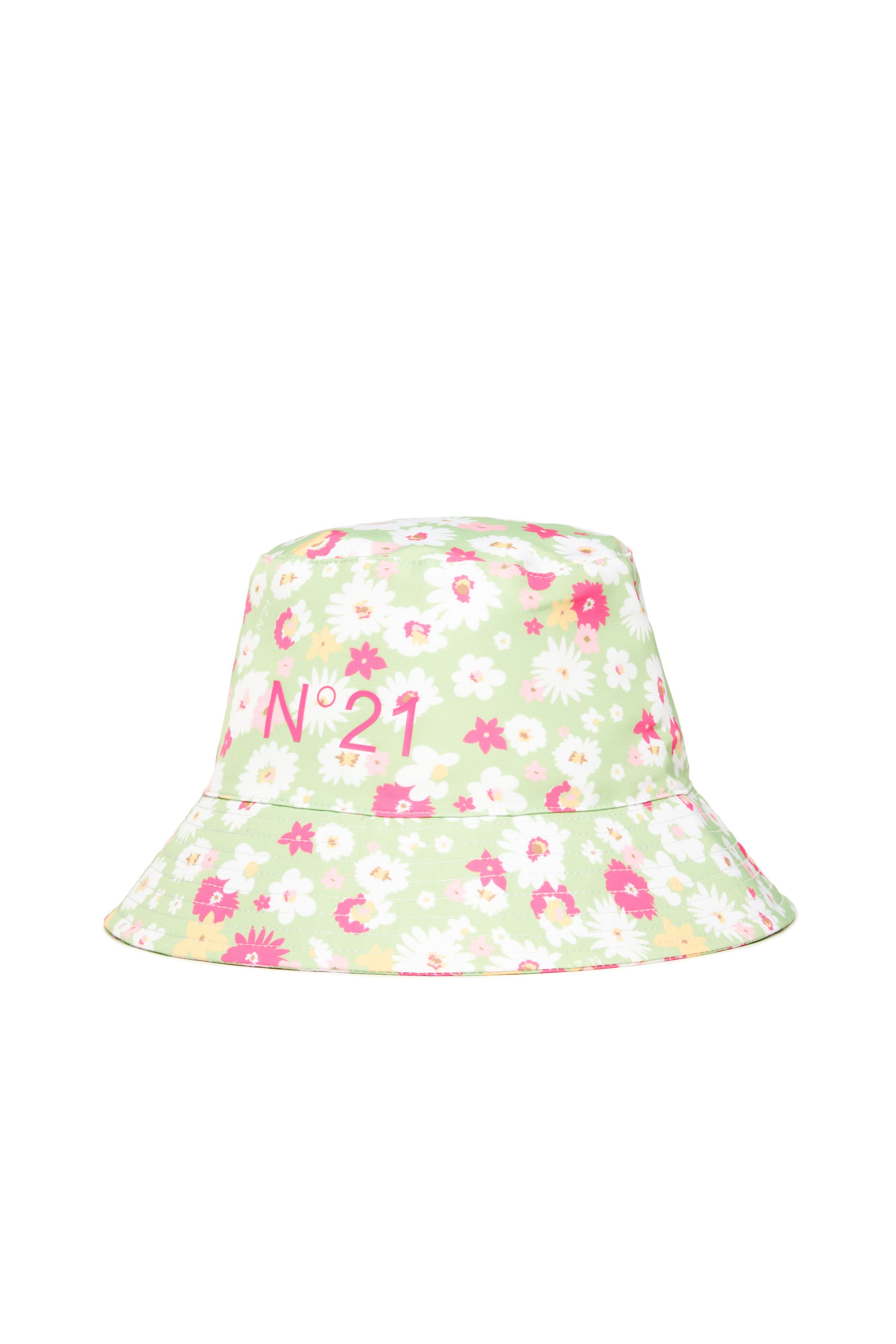 Floral print bobble - Pistacho