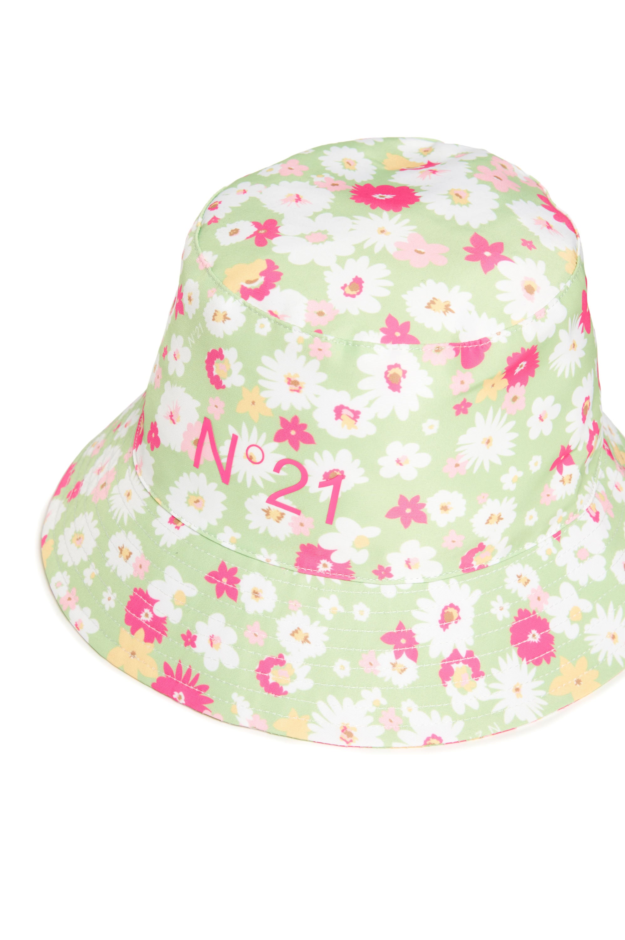 Floral print bobble - Pistacho