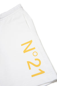 Short avec cordon de serrage - White