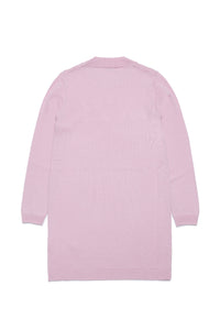 Dress with wool logo - New Candy Pink