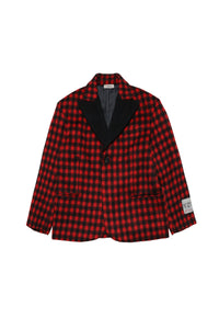 Veste à carreaux - Tomato Red