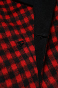 Check jacket - Tomato Red