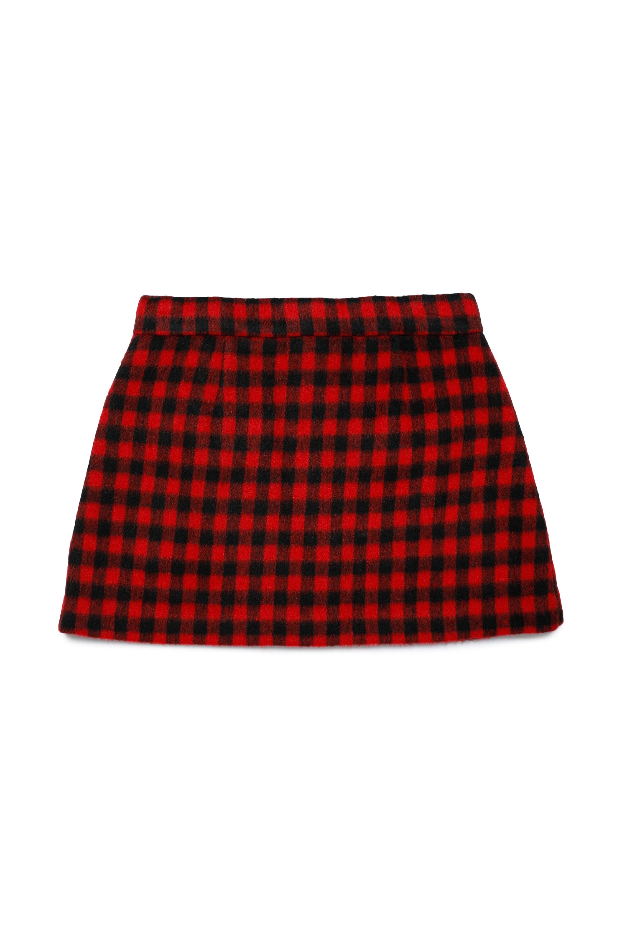 Checked skirt - Tomato Red