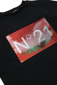 Print T-shirt - Black