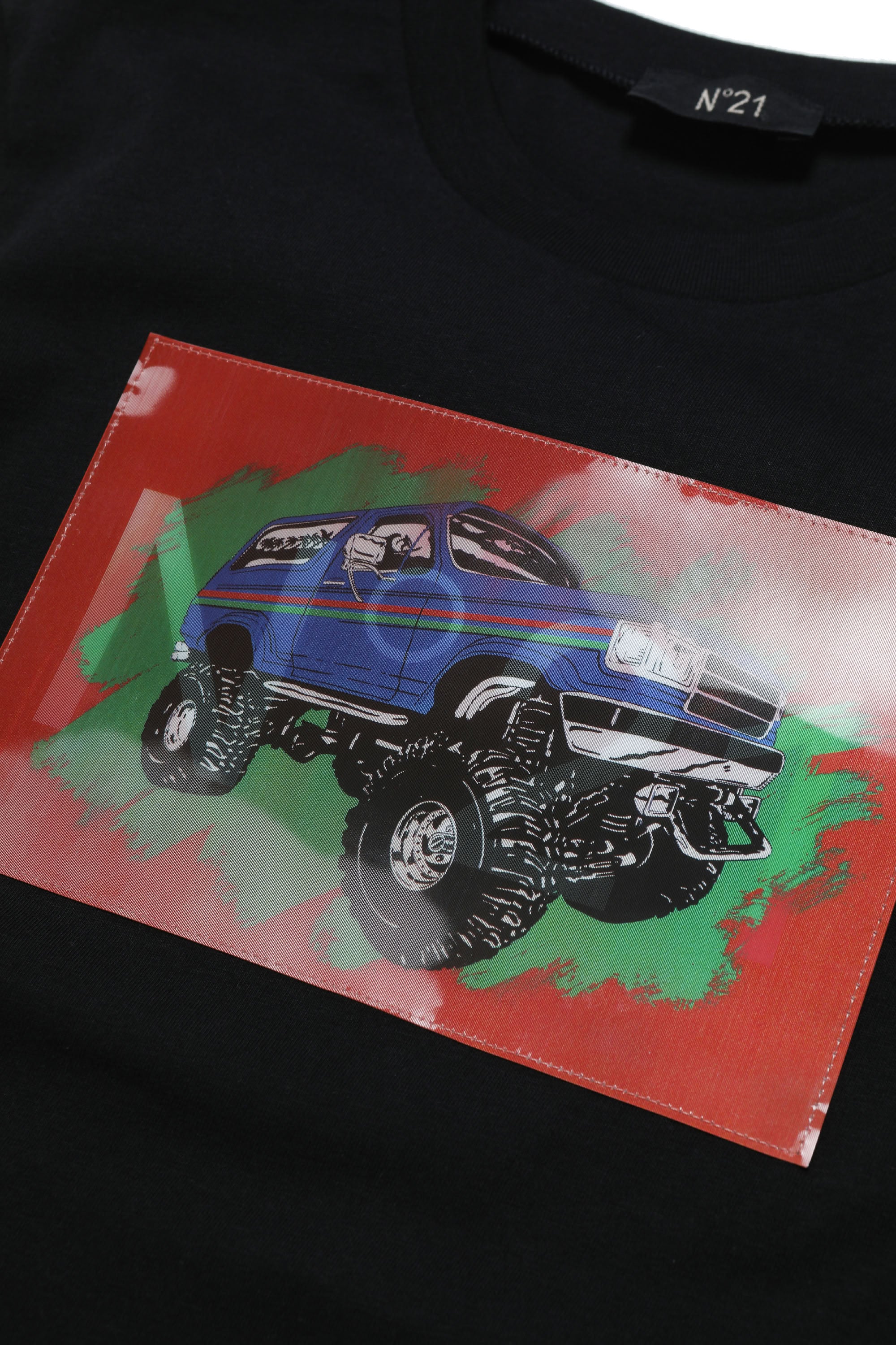 Print T-shirt - Black