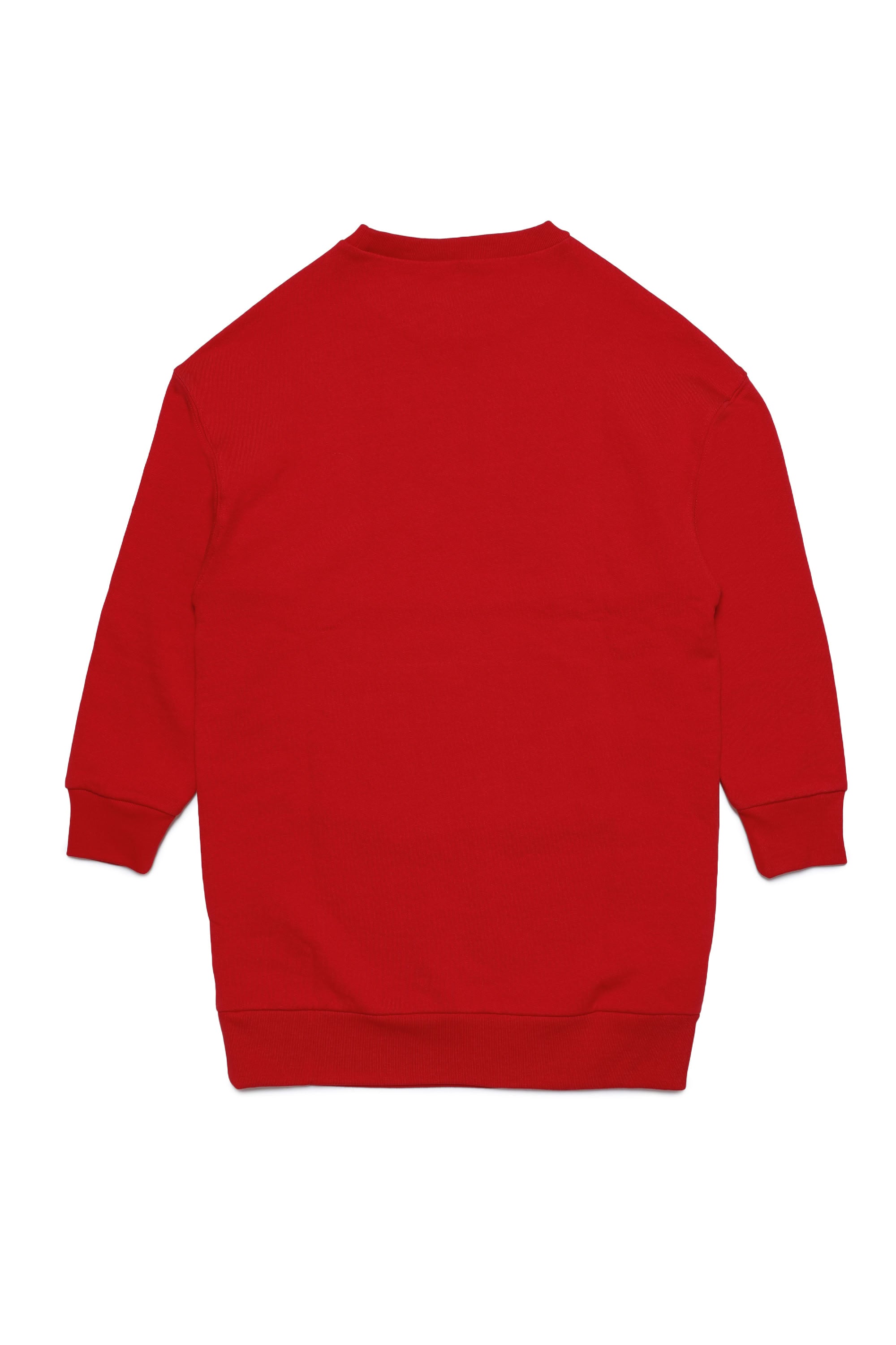 Casual dress with logo - Tomato Red