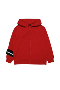 Sweat à capuche zippé - Tomato Red