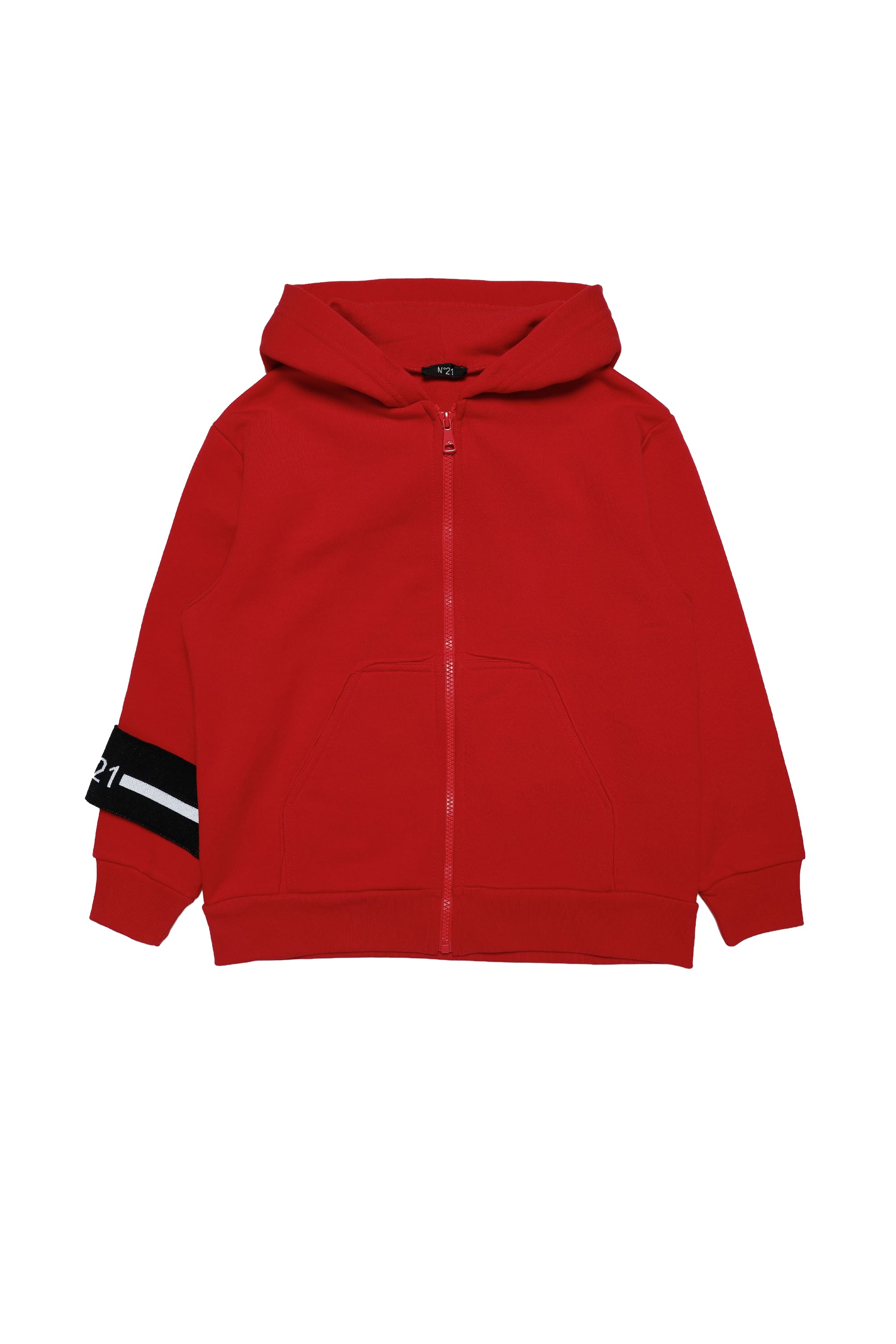 Sweat à capuche zippé - Tomato Red