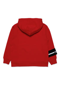Sweat à capuche zippé - Tomato Red