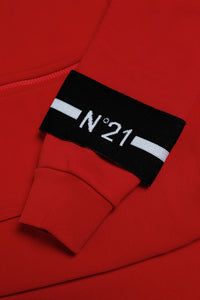 Sweat à capuche zippé - Tomato Red