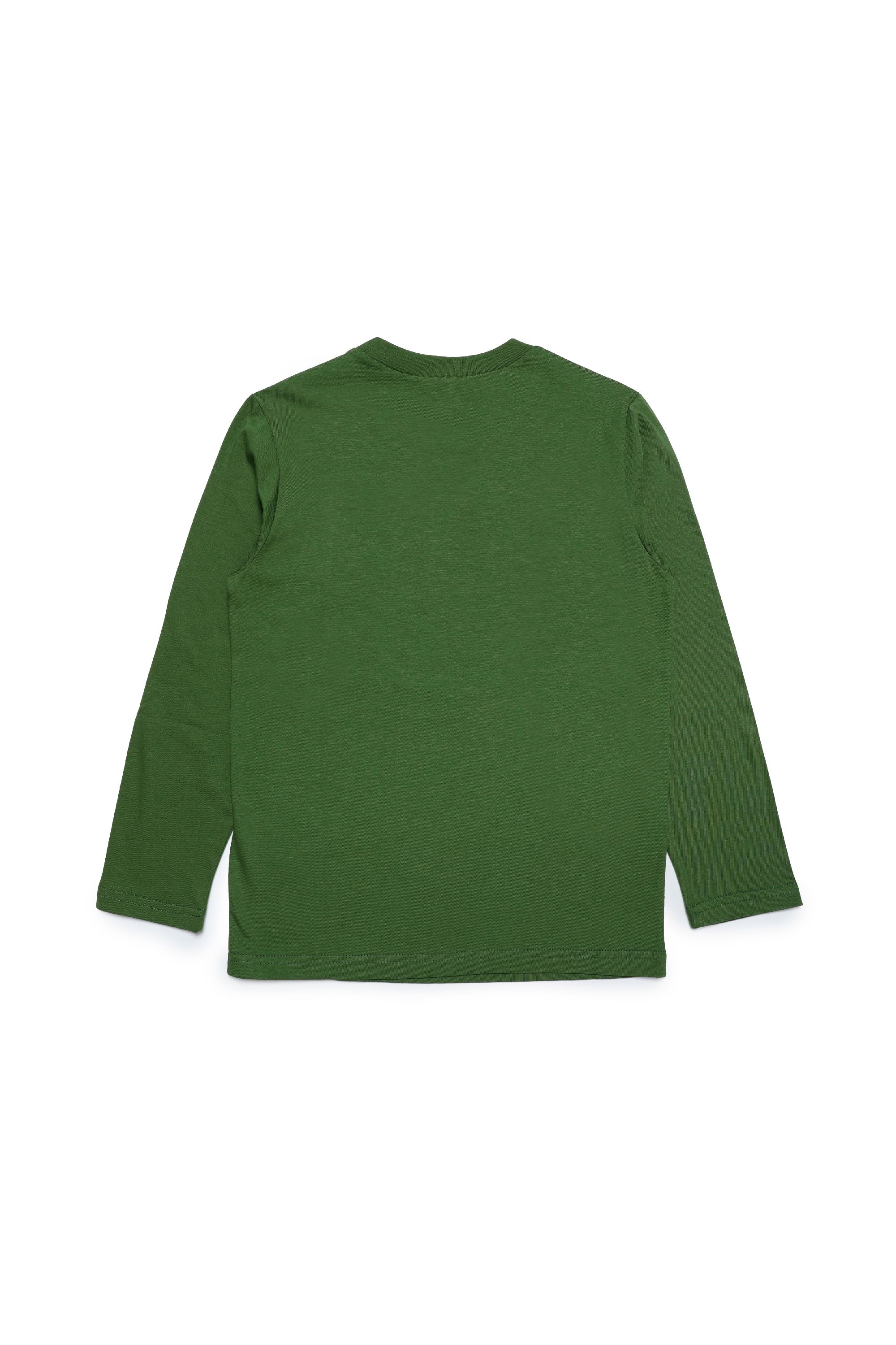 Long-sleeved T-shirt with logo - New Military Green