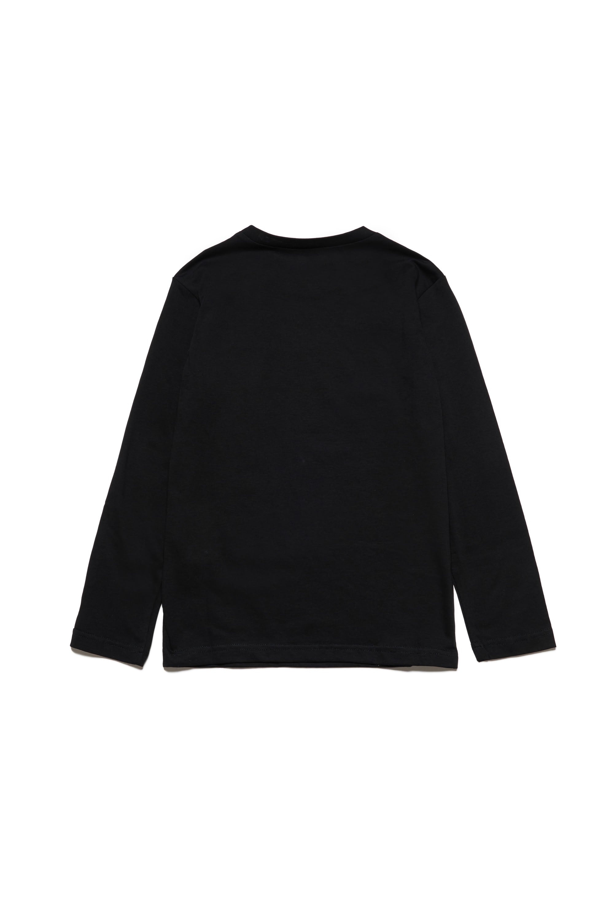T-shirt à manches longues avec logo - Black
