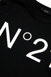 T-shirt à manches longues avec logo - Black