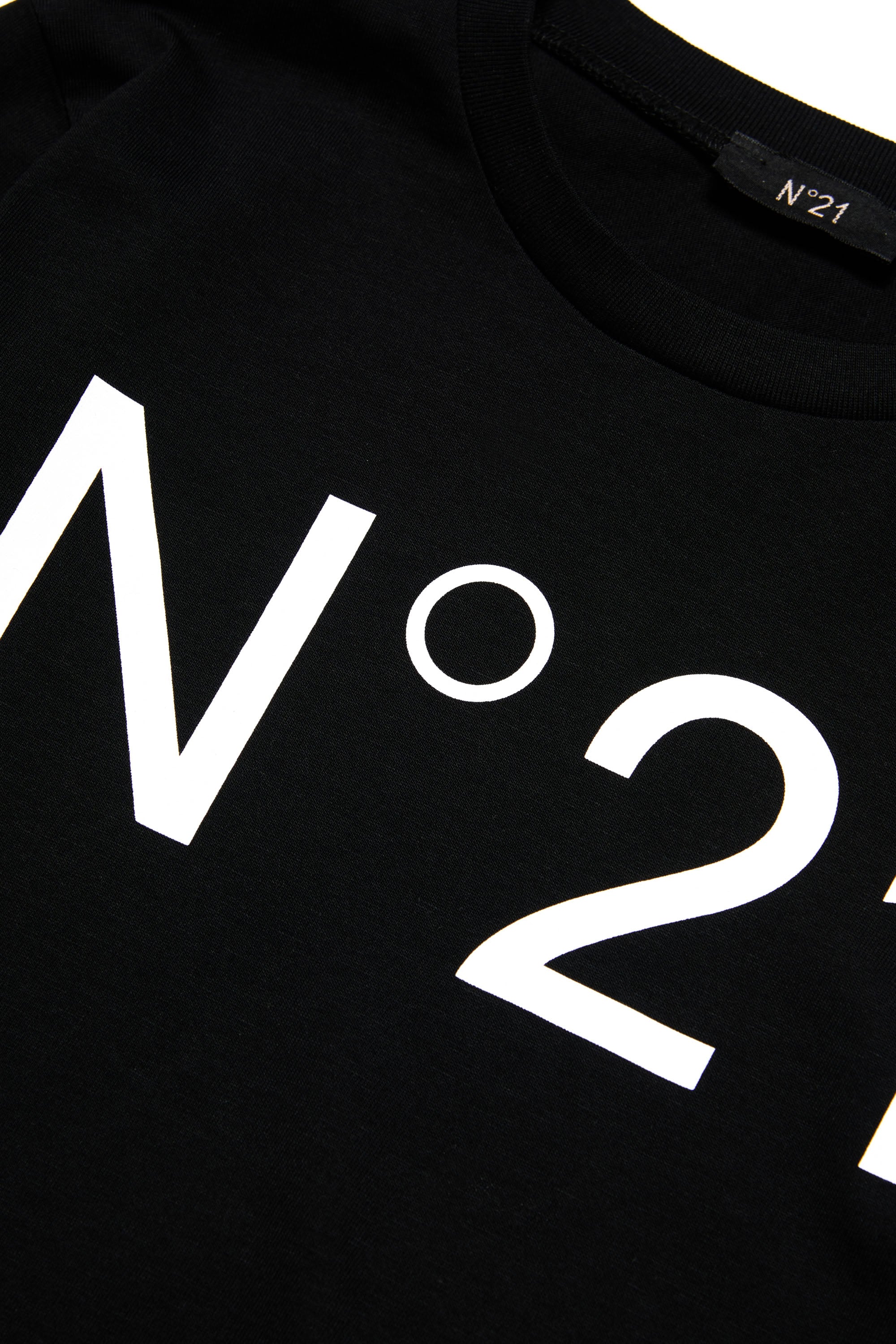 T-shirt à manches longues avec logo - Black