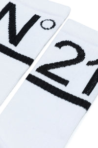 Logo socks - White