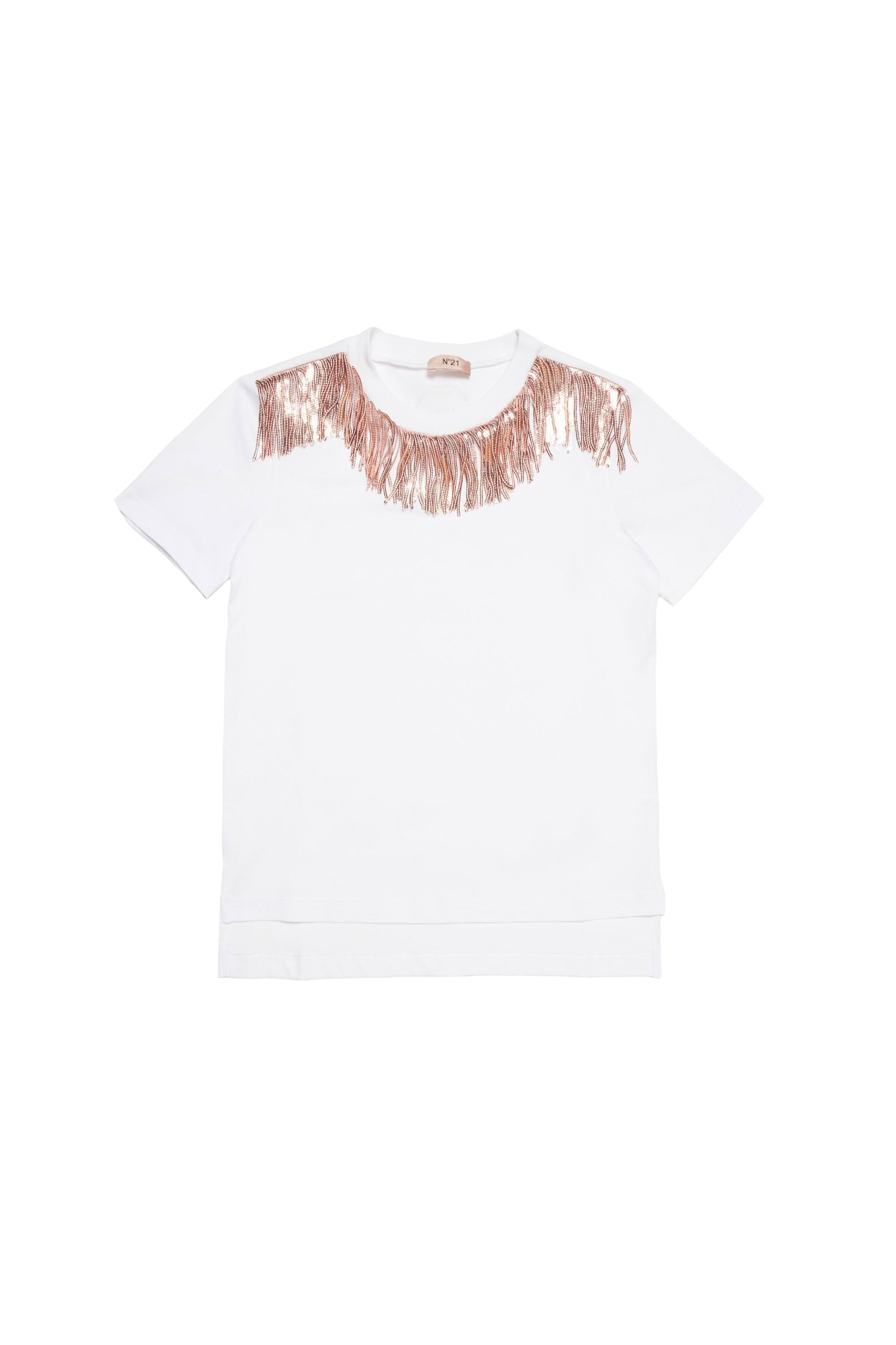 T-shirt with embroidery - White