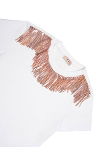 T-shirt with embroidery - White