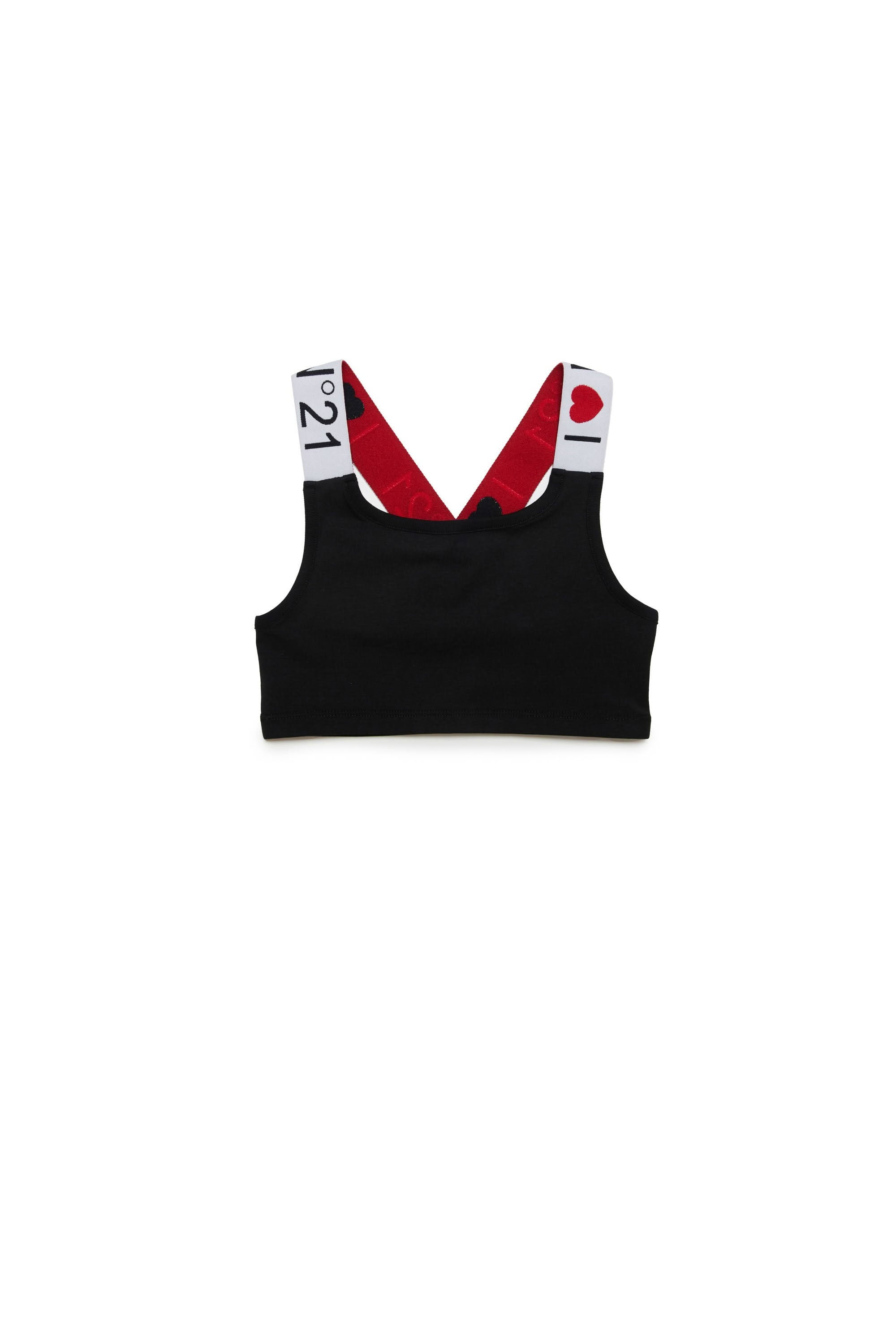 T-shirt à taille élastiquée - Black