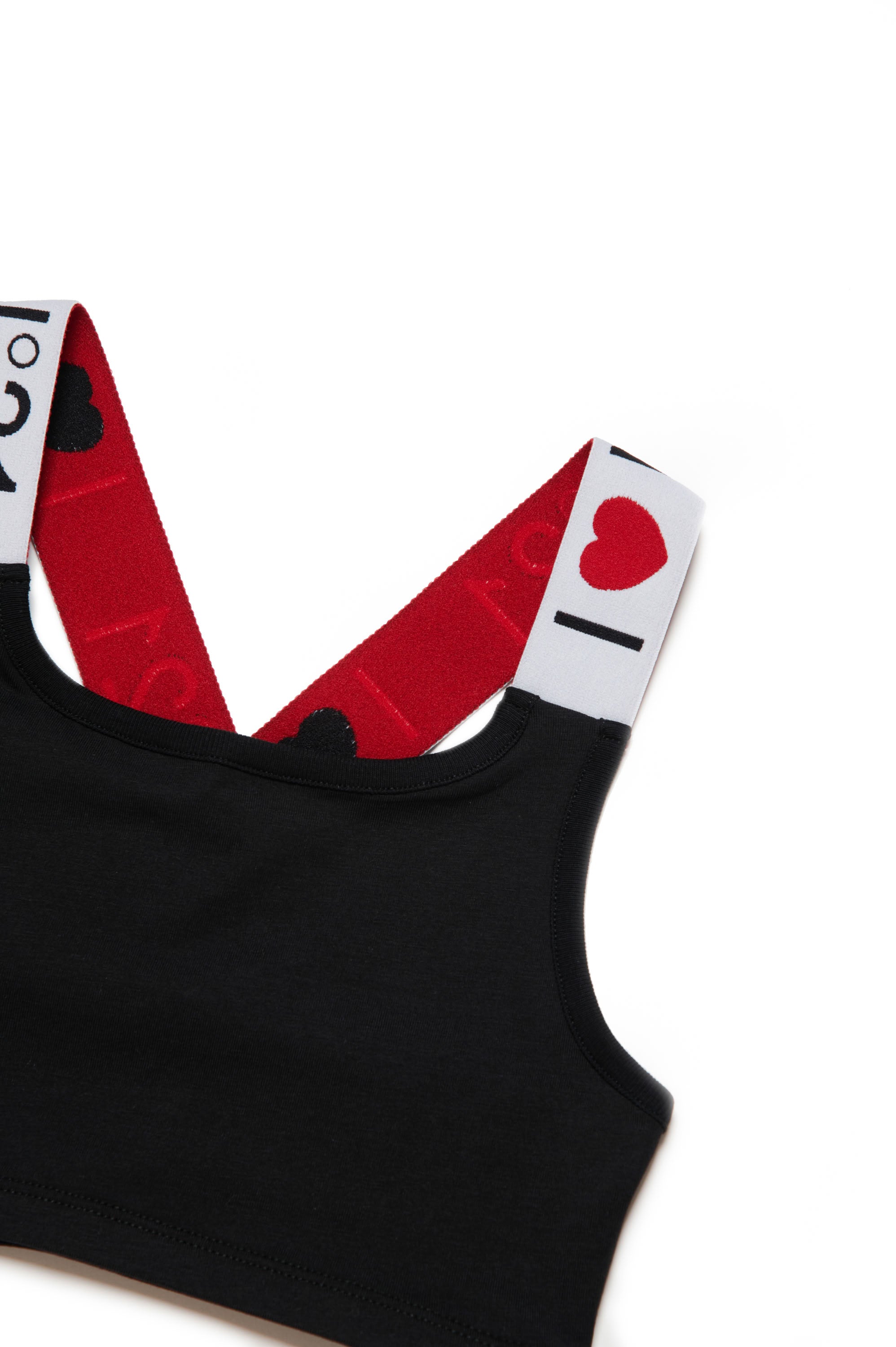 T-shirt à taille élastiquée - Black