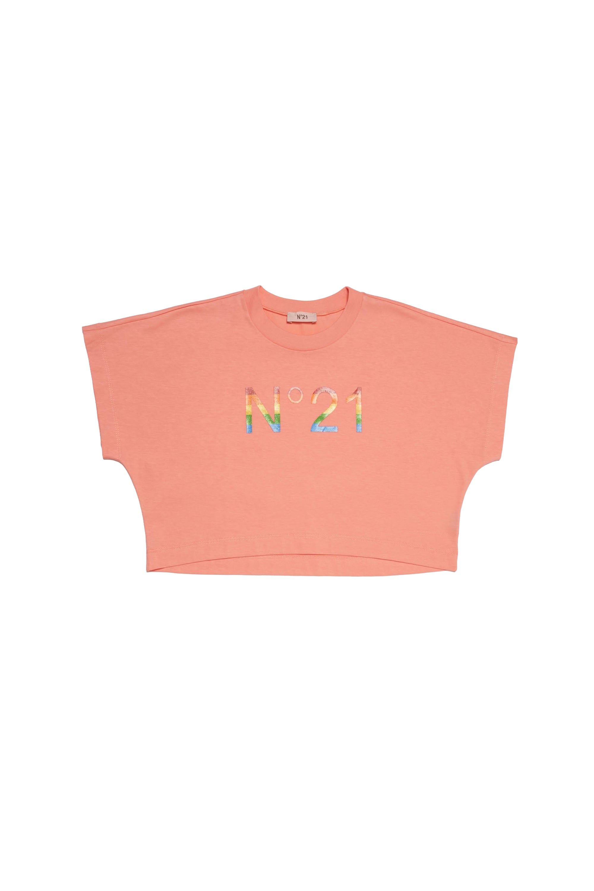 T-shirt court avec logo - Papaya