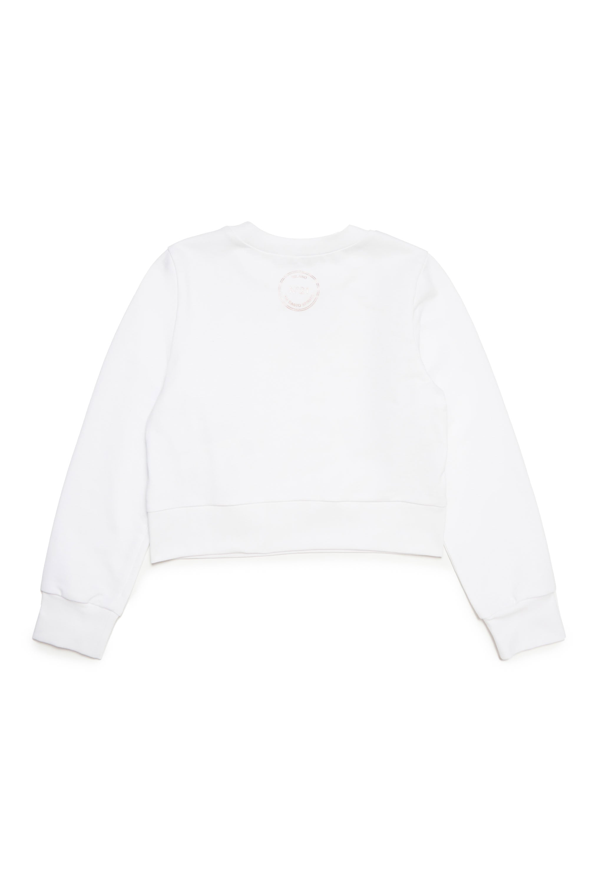 Sweatshirt à broderie - White