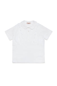 T-shirt à boutons - White