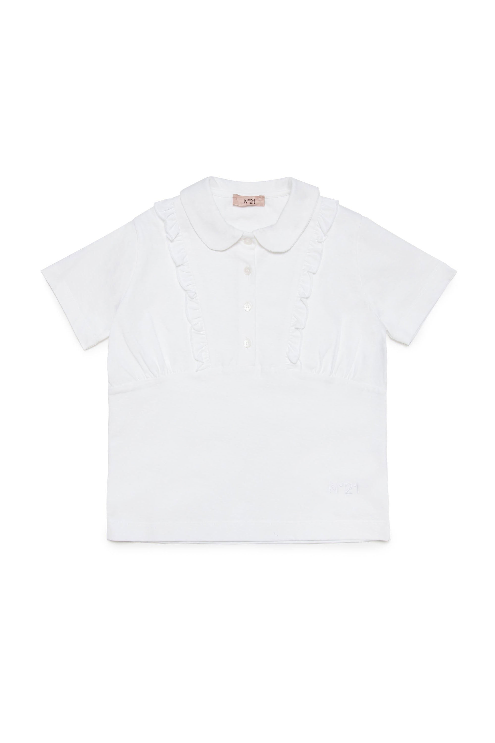T-shirt à boutons - White