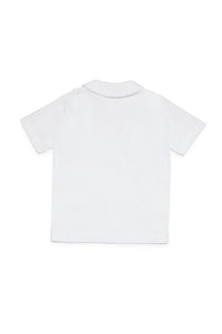T-shirt à boutons - White