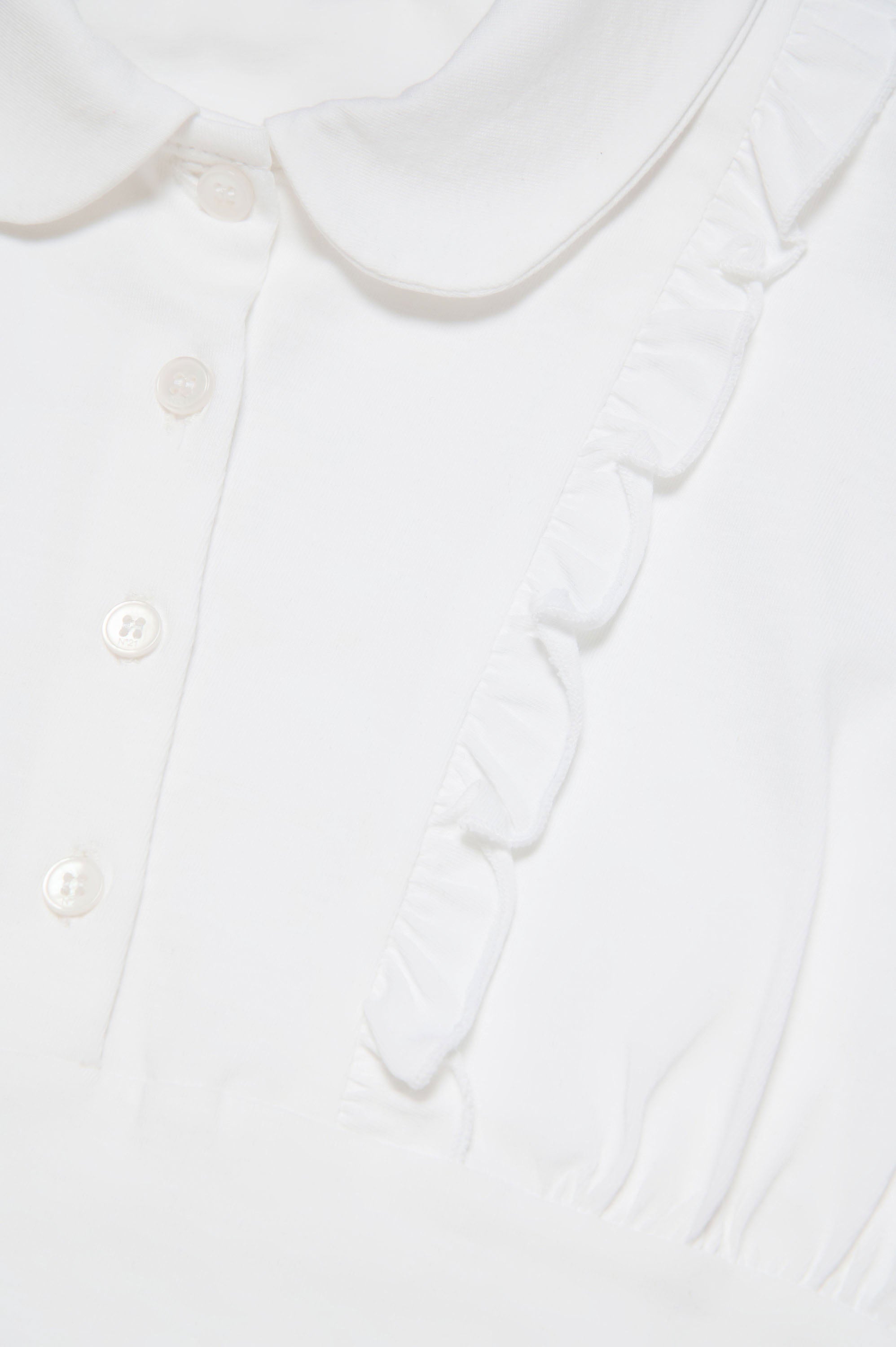 T-shirt à boutons - White