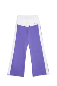 Drawstring sweatpants - Purple