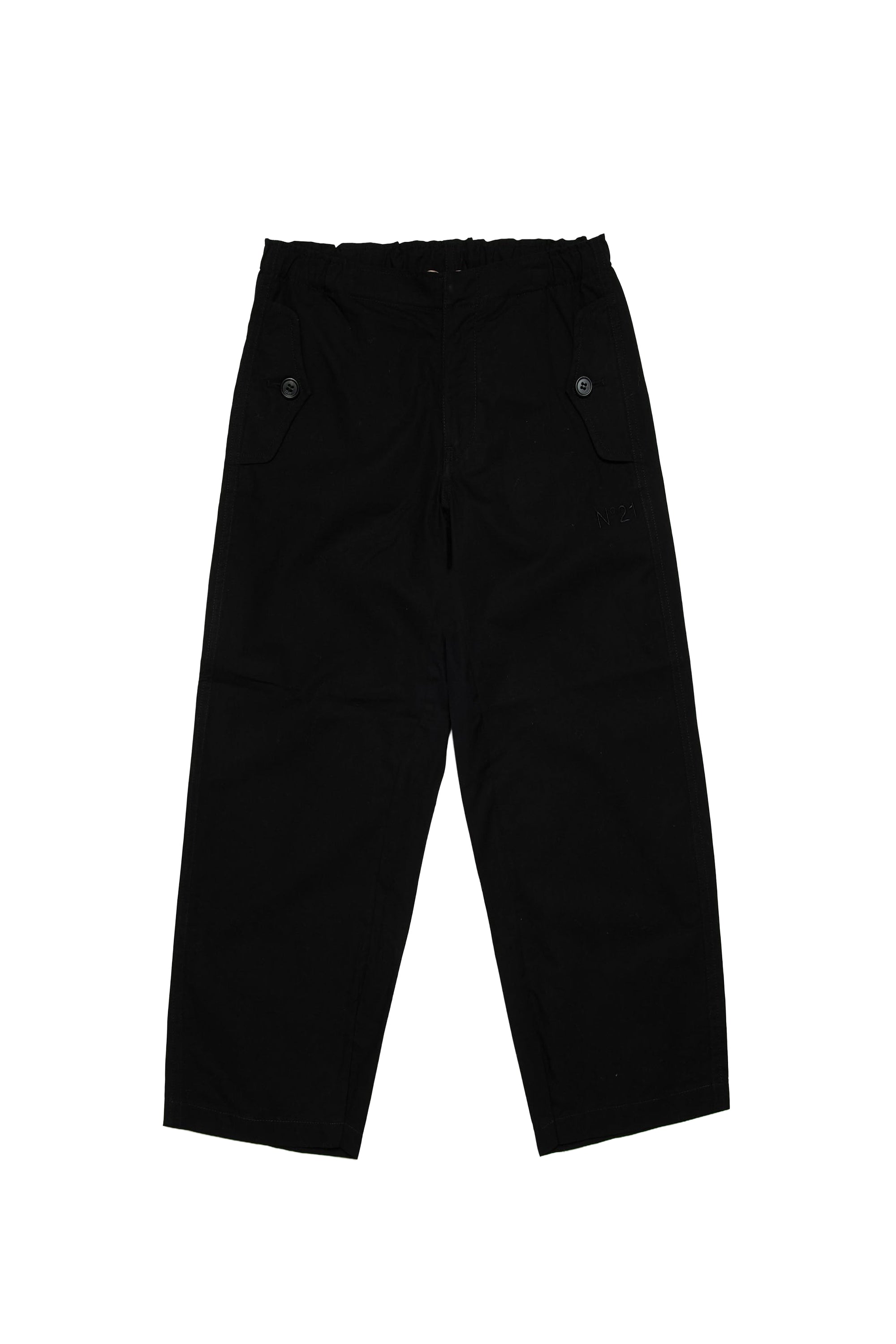 Track trousers with elasticated waistband - Black