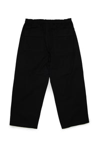 Track trousers with elasticated waistband - Black
