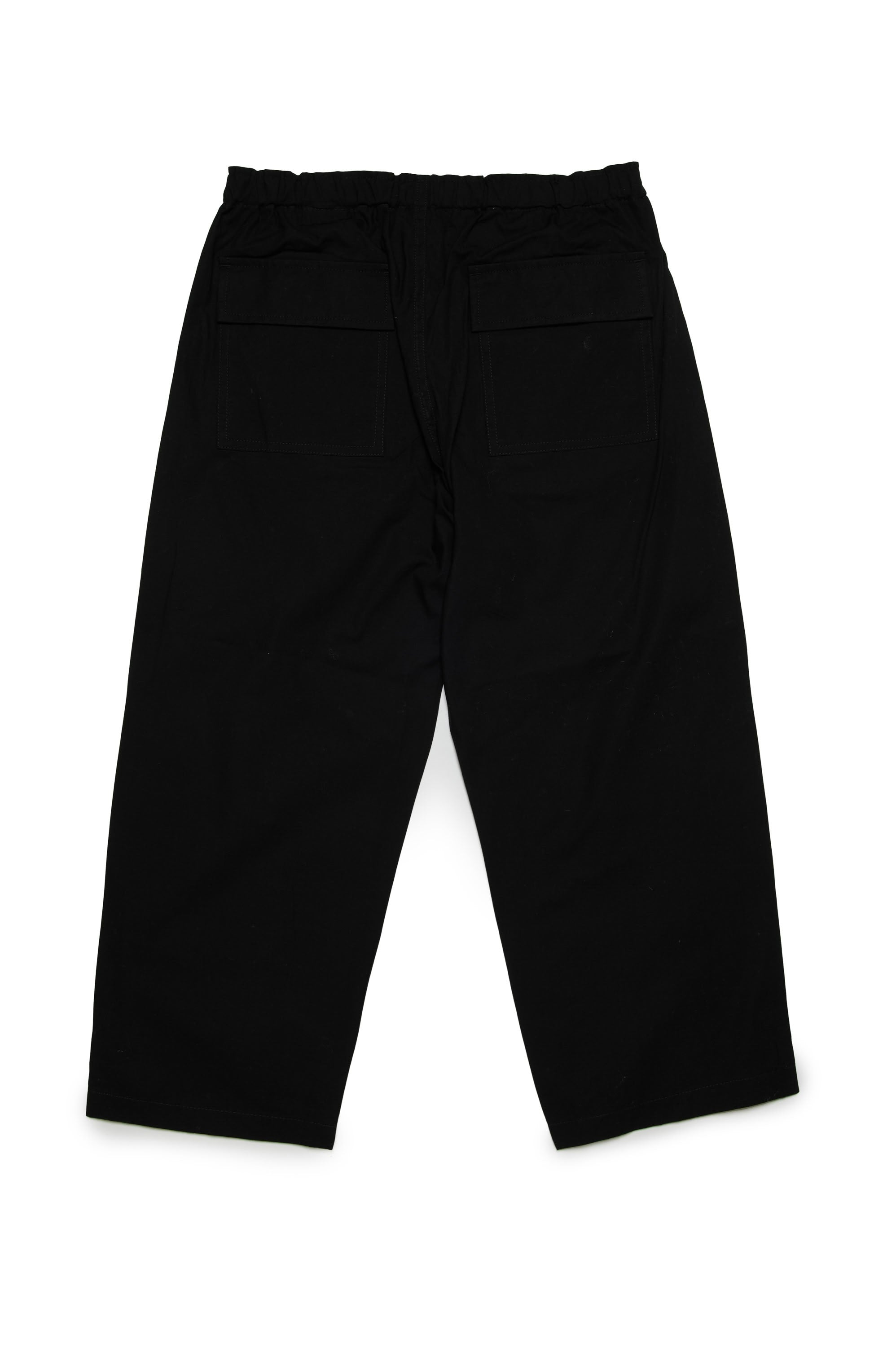 Track trousers with elasticated waistband - Black