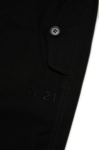 Track trousers with elasticated waistband - Black