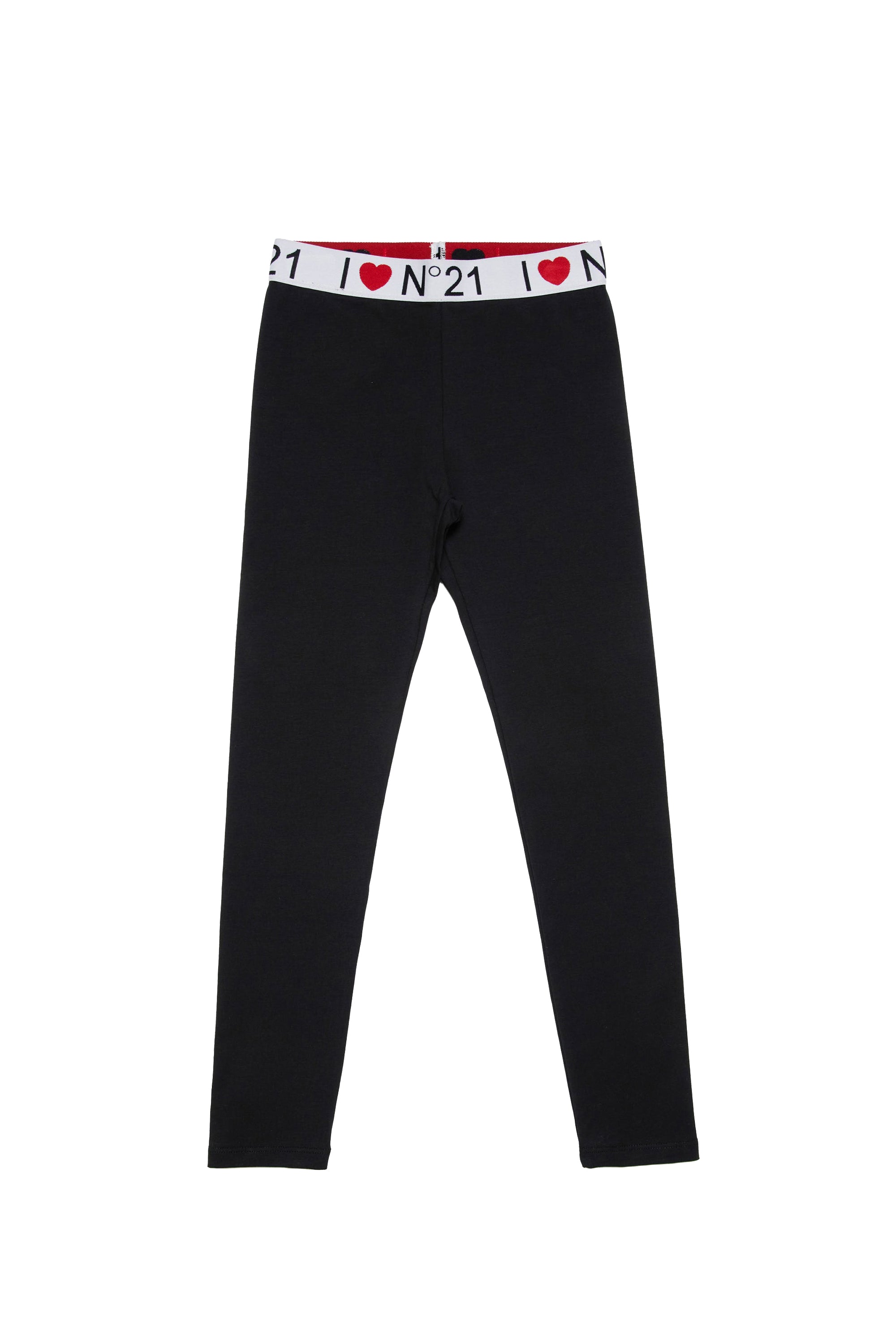 Legging with elasticated waistband - Black