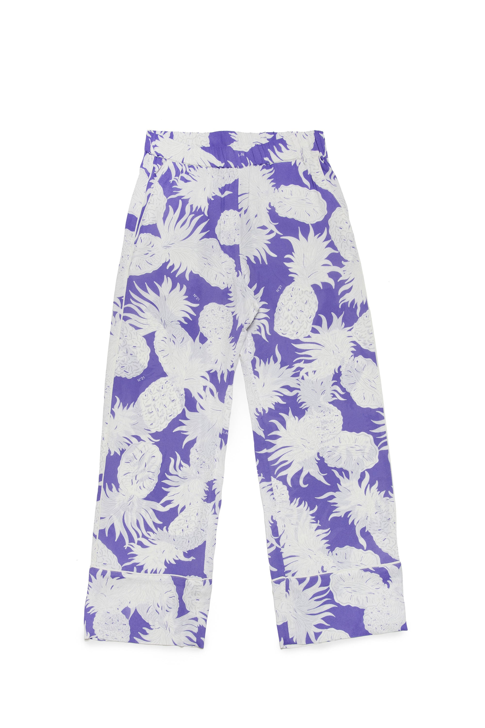Printed tracksuit trousers - Purple