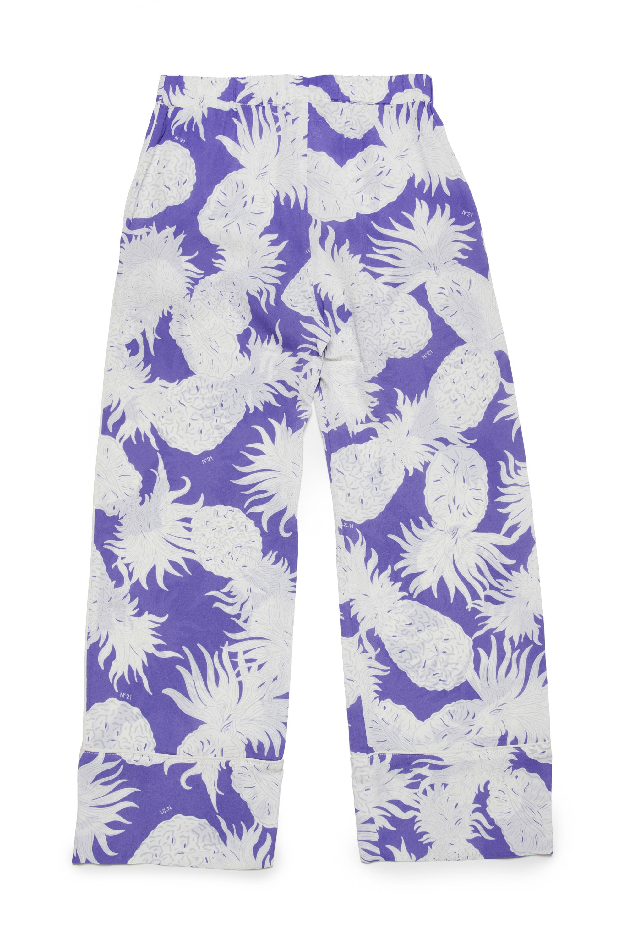Printed tracksuit trousers - Purple