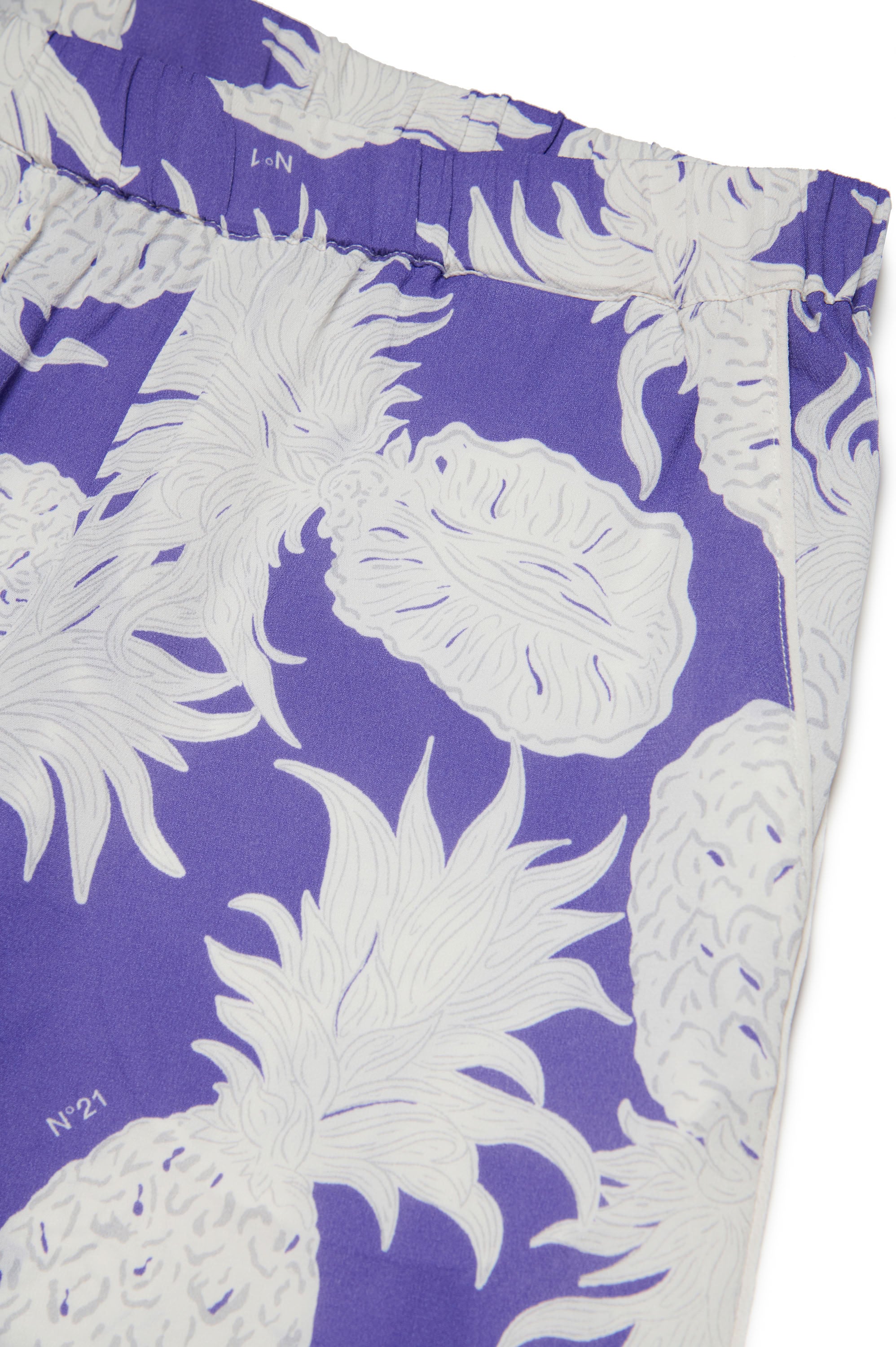 Printed tracksuit trousers - Purple