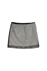Skirt with rhinestones - Black