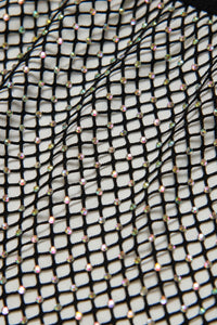 Skirt with rhinestones - Black