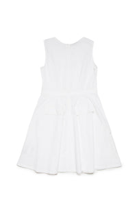Sleeveless dress - White