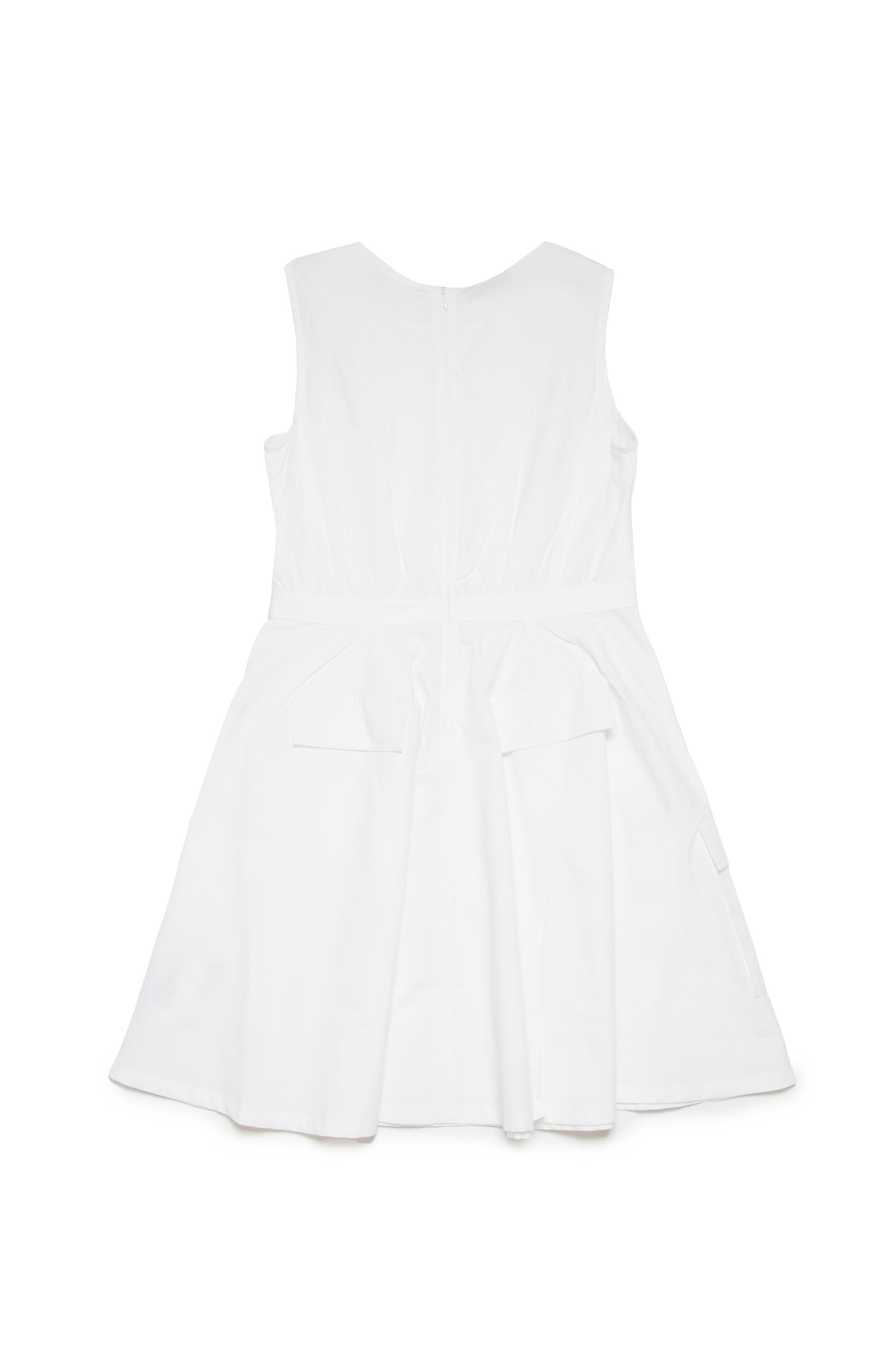 Sleeveless dress - White