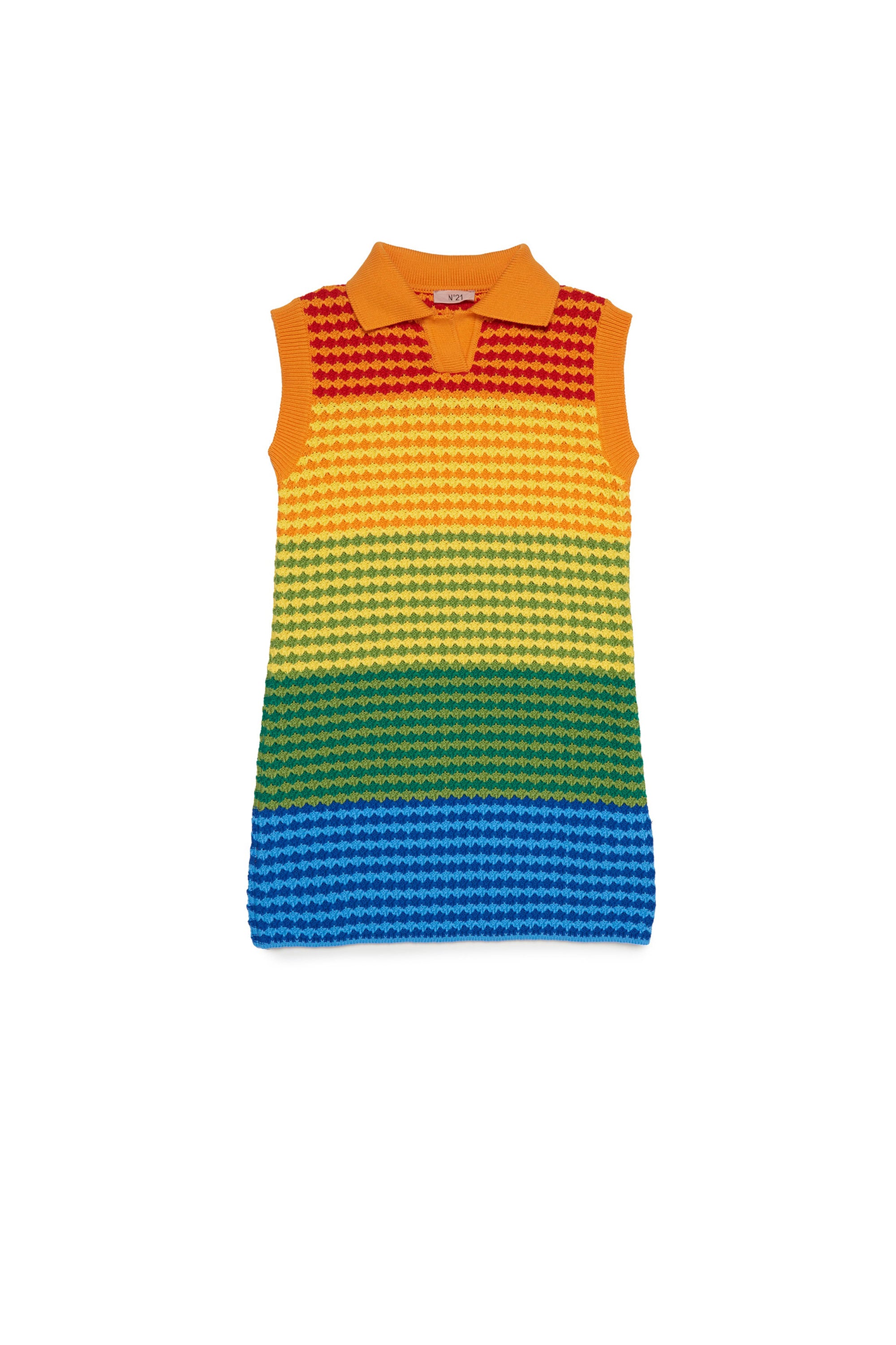 Jacquard print dress - Multicolor Rainbow