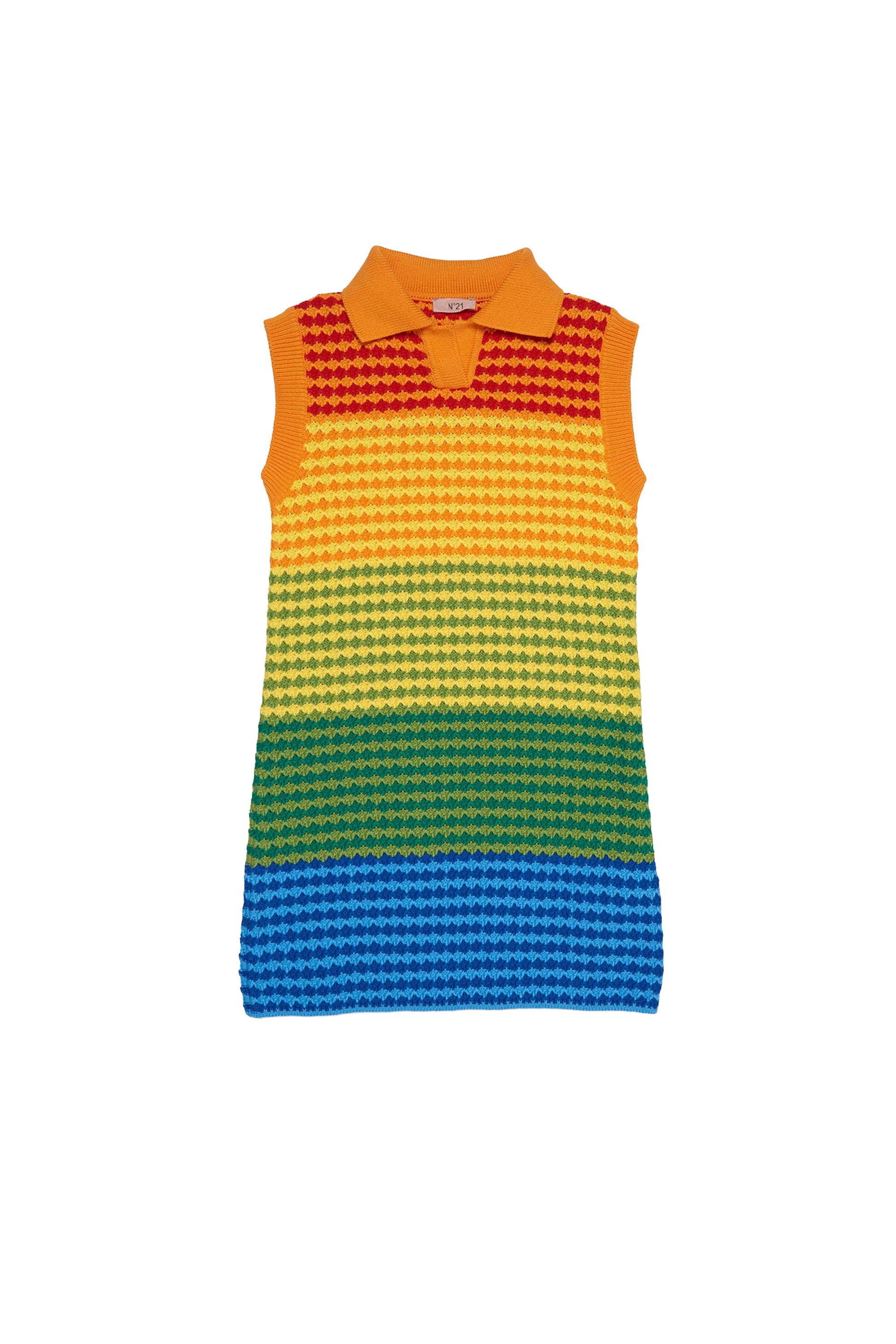 Jacquard print dress - Multicolor Rainbow