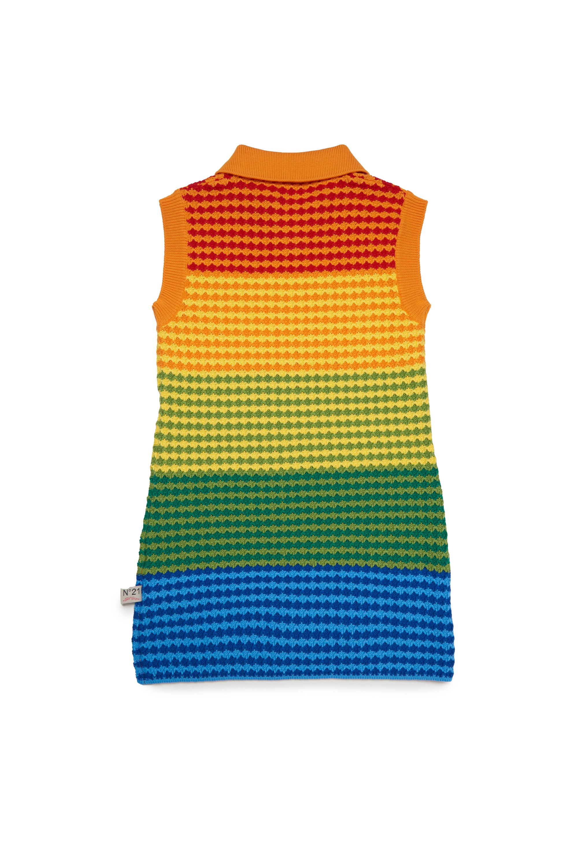 Jacquard print dress - Multicolor Rainbow