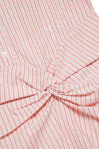 Robe chemise à fronces - Papaya