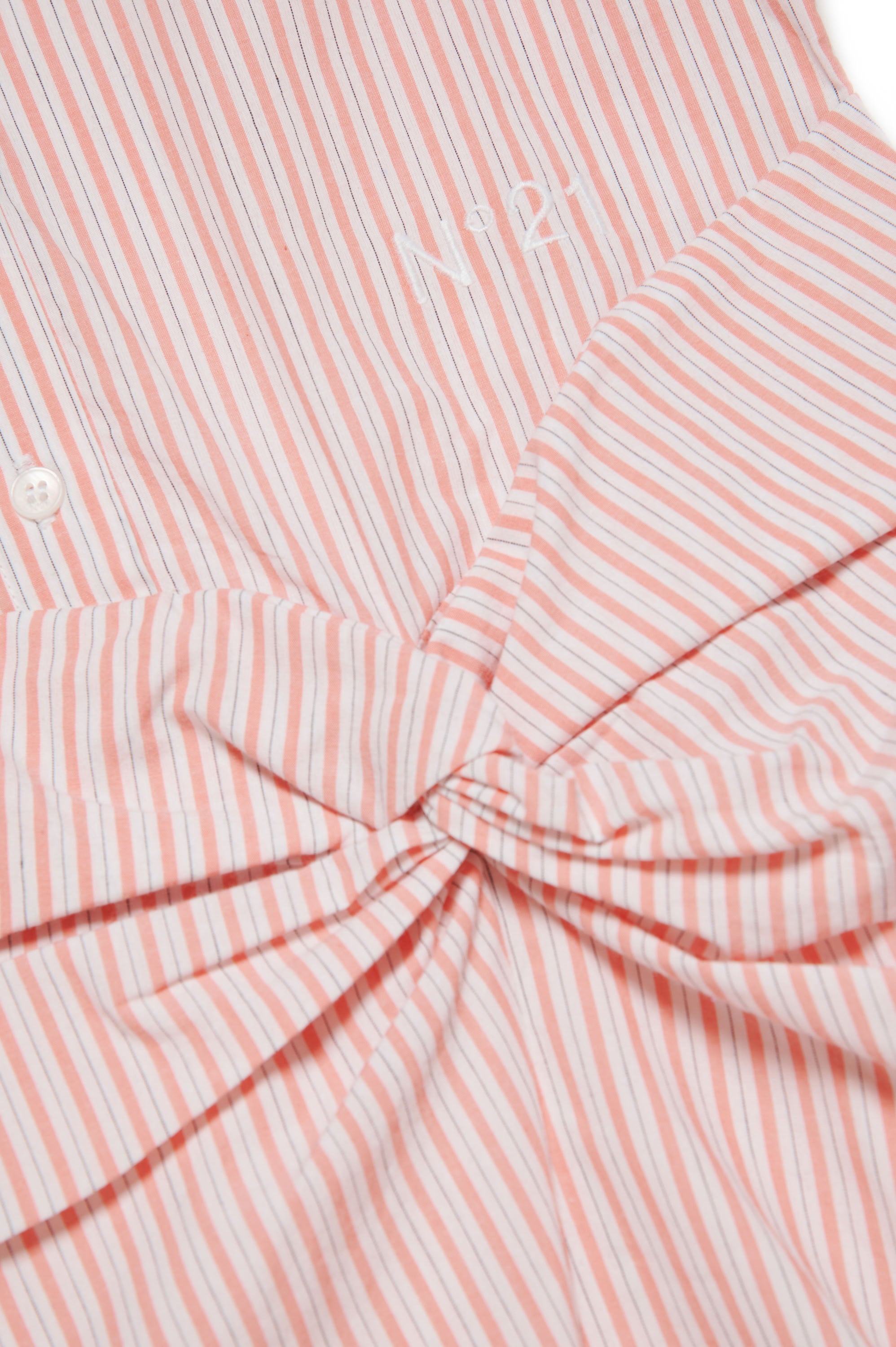 Robe chemise à fronces - Papaya