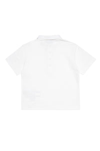 Button T-shirt - White