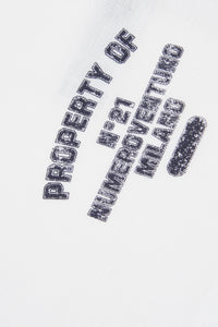 Button T-shirt - White